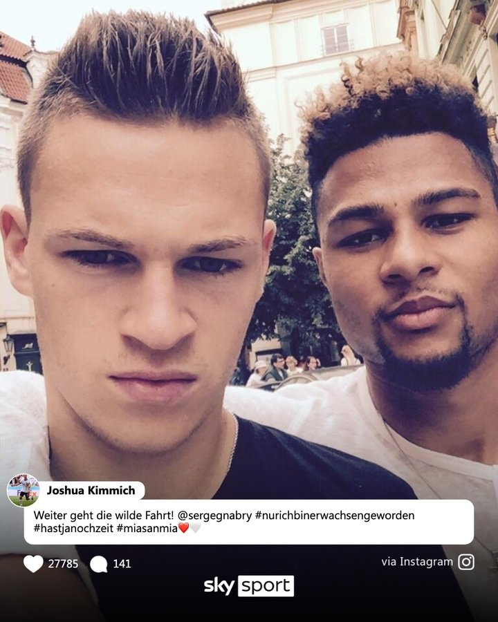 星空体育官方网站-基米希社媒晒合照，庆祝格纳布里续约：精彩旅程仍在继续！